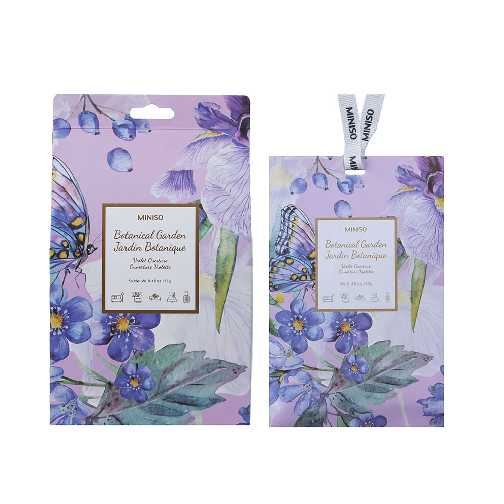 Paquete Bolsas Aromatizantes Jardín Botánico Violetas - Hogar - Miniso en  Línea