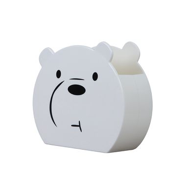 Organizador Para Baño We Bare Bears Polar Plástico Blanco 13.5x12 cm