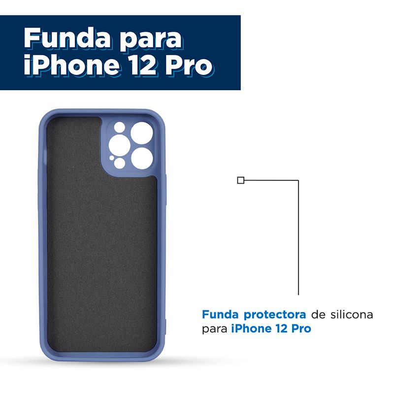 Funda De Silicona Para iPhone 12 Y 12 Pro