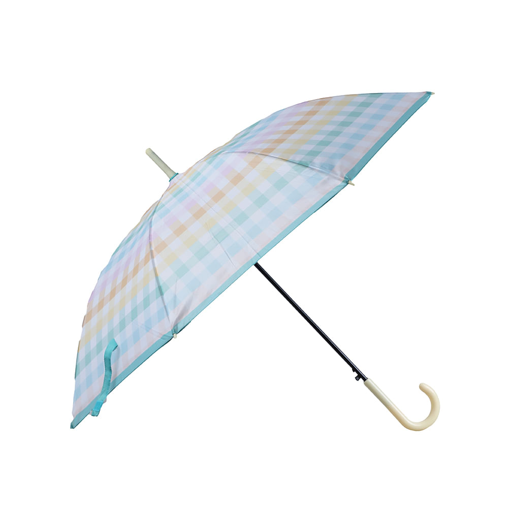 Paraguas Estampado A Cuadros - Moda - en Línea
