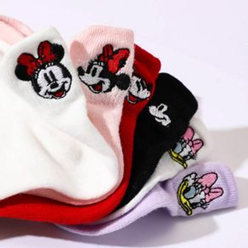 Miniso Calcetines Para Niño Disney Mickey Mouse 40% Poliamida, 30% Algodón,  27% Poliéster, 3% Elastano Rojo 21