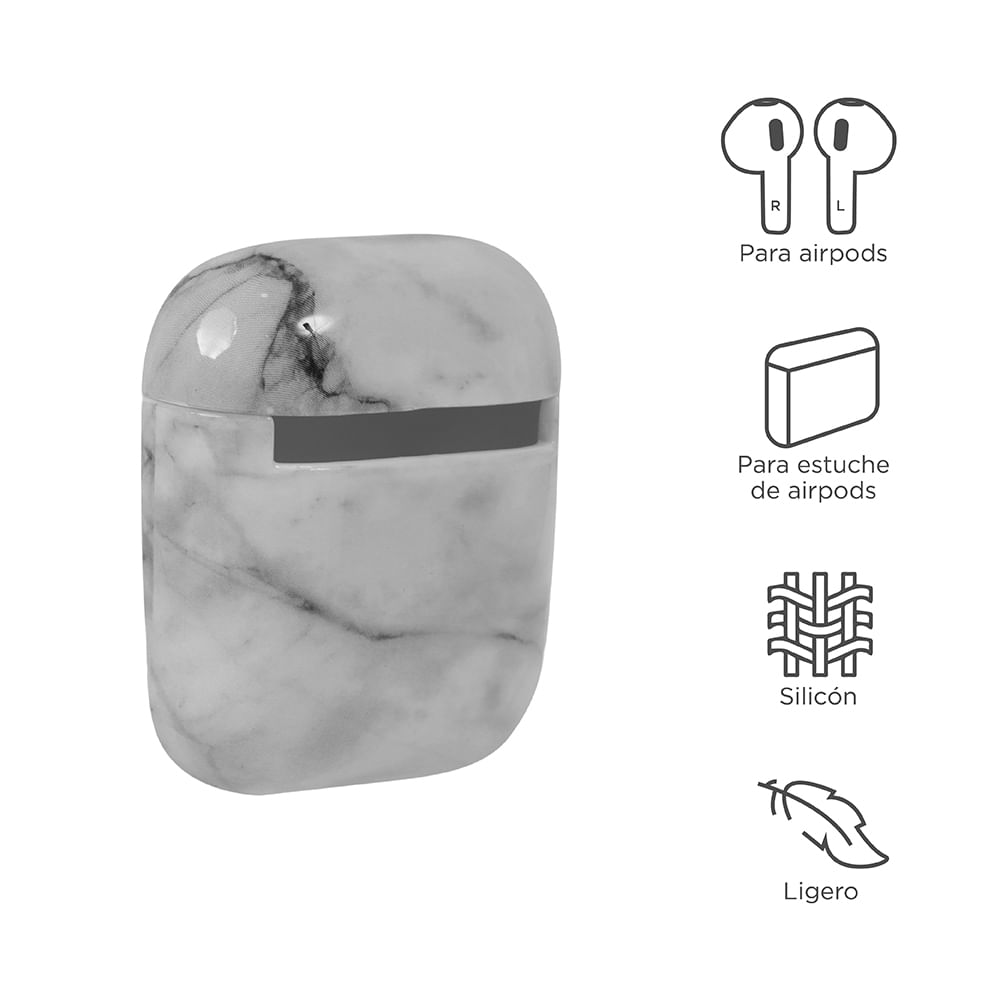 Funda AirPods Estilo Mármol