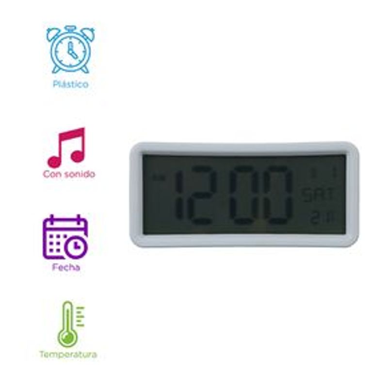 Reloj Despertador Digital - Hogar - Miniso en Línea - Miniso