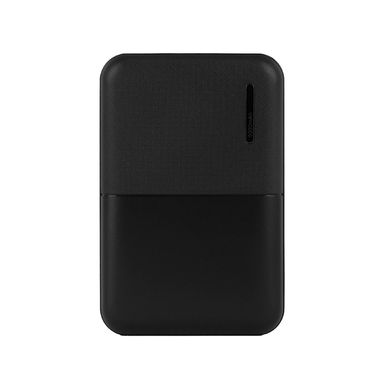 Batería Portátil Power Bank Micro Usb, USB Y Tipo C Negra 9.8x6.4x1.4 cm
