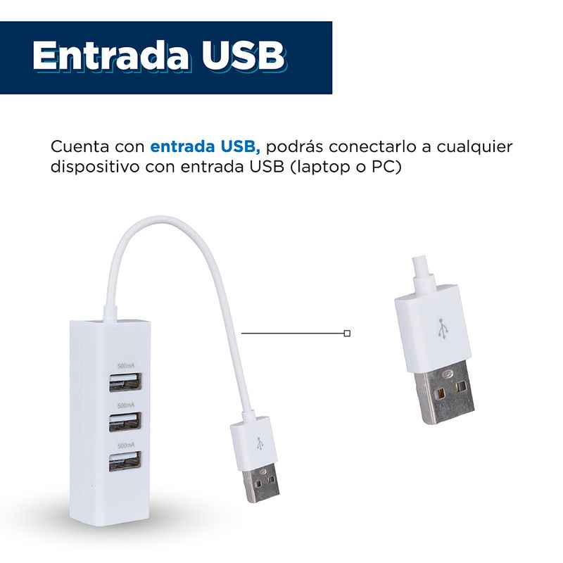 Adaptador USB 4 Puertos - Tecnologia - Miniso en Línea - Miniso