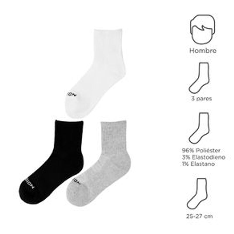 Set Calcetines Deportivos Para Hombre Antibacteriales - Deportes - Miniso  en Línea - Miniso