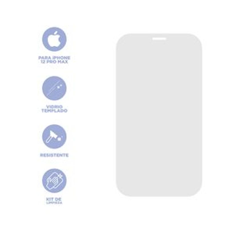 Comprar Protector pantalla Cristal Templado iPhone 12 Pro Max