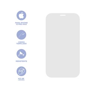 Protector Para Pantalla De Cristal Templado IPhone 12 Pro Max