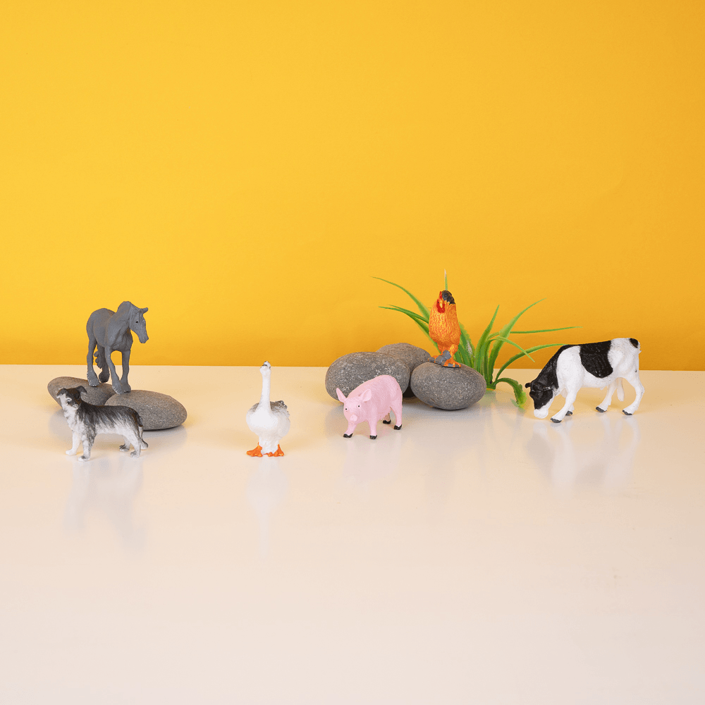 Set Figuras Animales De Granja - Juguetes - Miniso en Línea - Miniso