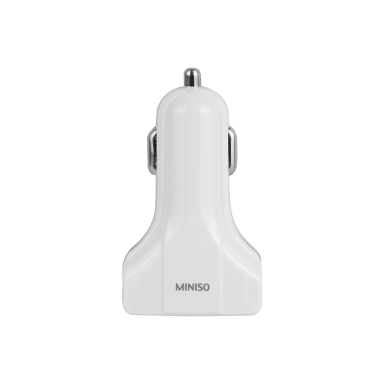 Cargador de android 1 metro blanco 2 pzas - Miniso