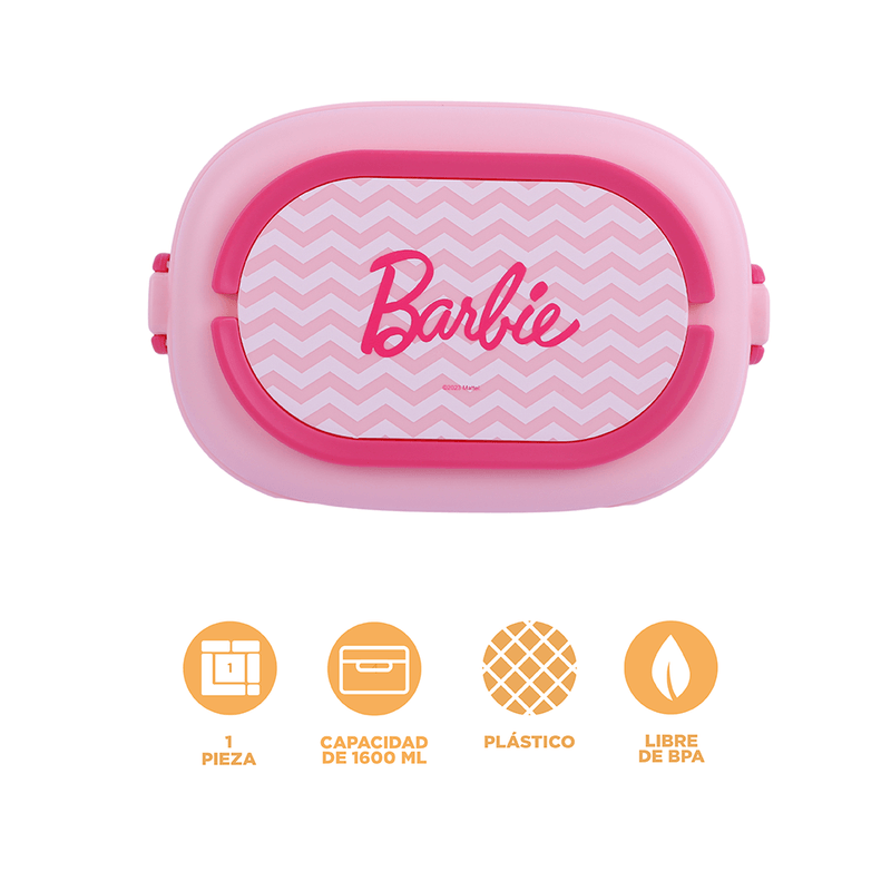 Contenedor alimentos Barbie 3pcs — Miniso Uruguay