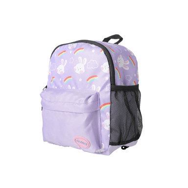 Mini Mochila Conejitos Lovely Animal 100% Poliéster Lila 21x11x25 cm