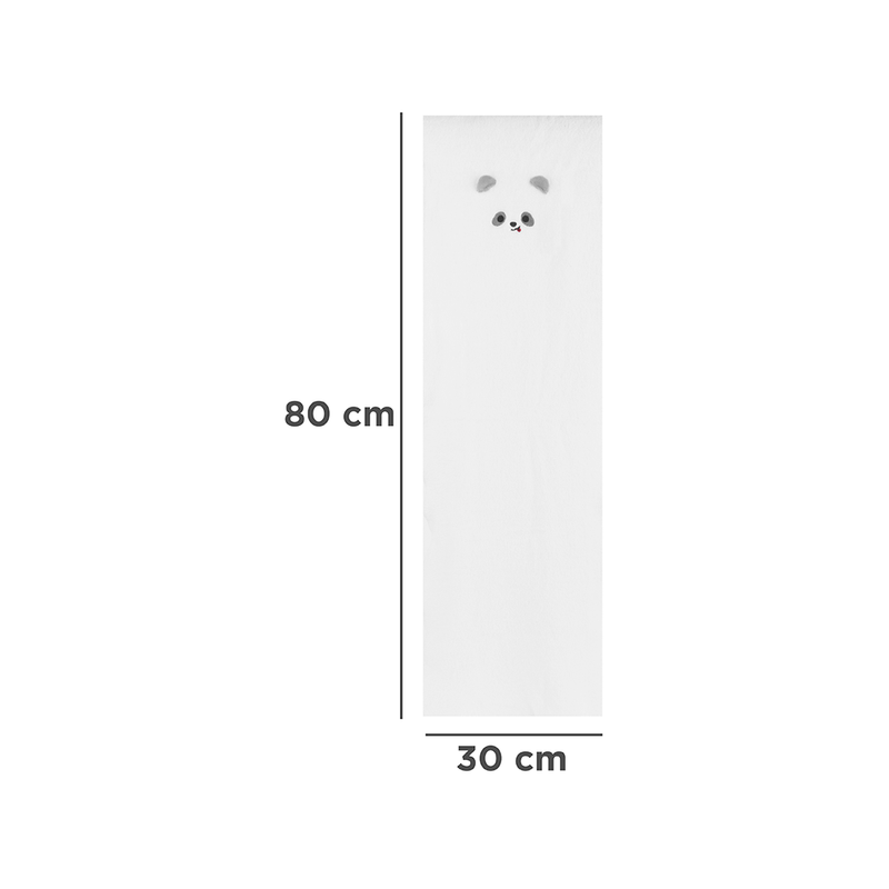 Toalla-Para-Manos-Pandita-Animal-Faces-100-Poli-ster-Blanca-80x30-cm-4-19851