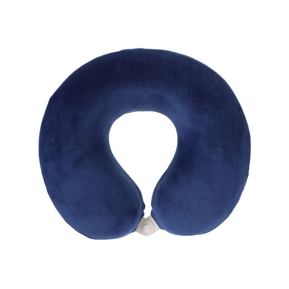 Almohada Cervical para viaje Color Azul Oscuro - Promart