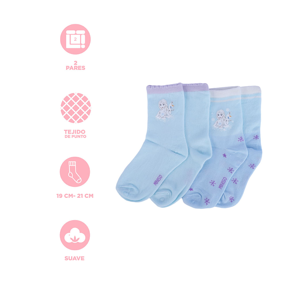 Pack de 3 calcetines de rizo para bebé TONOS AZULES