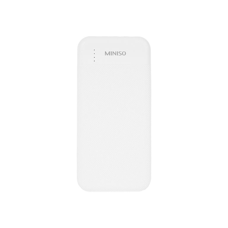 Bateria Externa De Respaldo Para Cargar Telefonos Celulares, 10,000mAh,  Blanco 