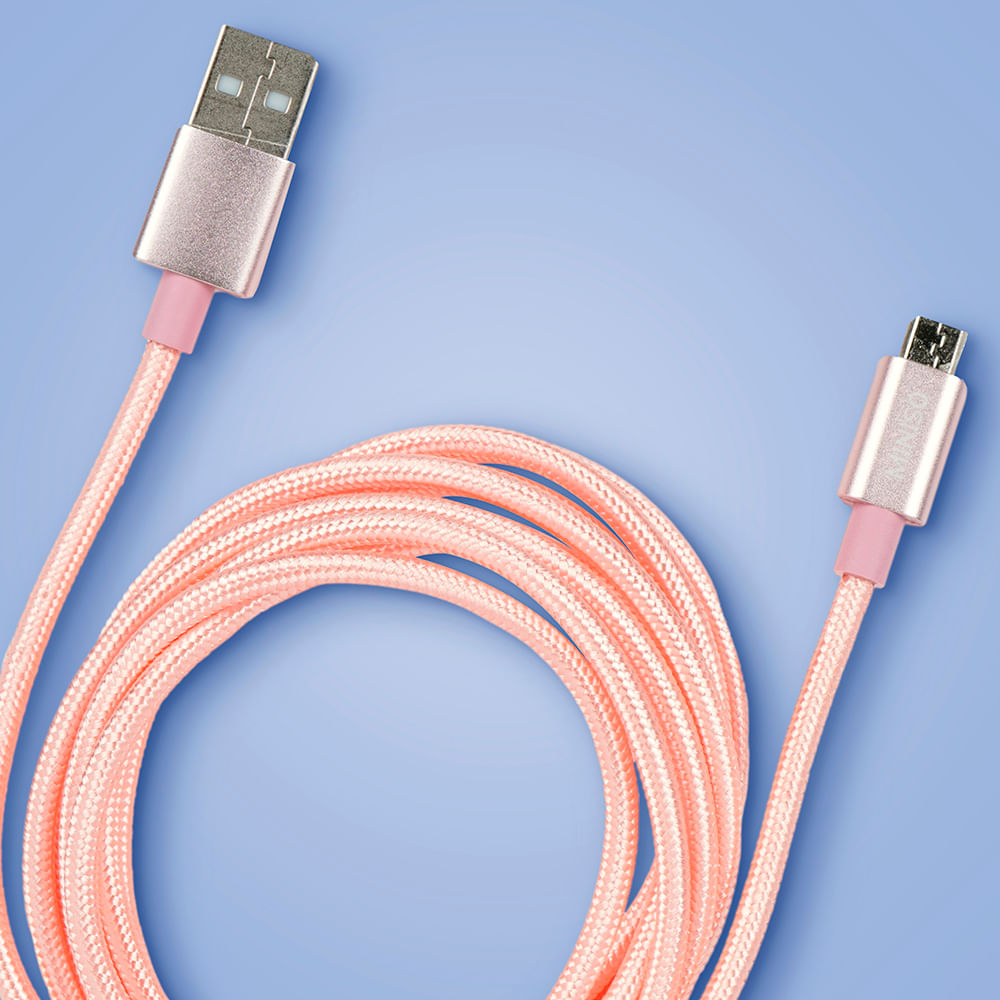 OKRAY - Cable micro USB de 10 pies, cable de carga rápida trenzado largo  USB-A a Micro USB 2.0, cable de carga rápida, sincronización de datos,  cables