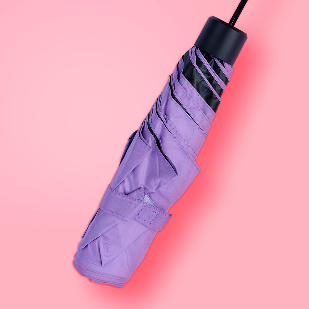  Mini sombrilla de playa para exteriores, 5 paraguas plegables  de bolsillo, mini paraguas de viaje plegable a prueba de viento, para  hombres y mujeres (color rosado) : Ropa, Zapatos y Joyería