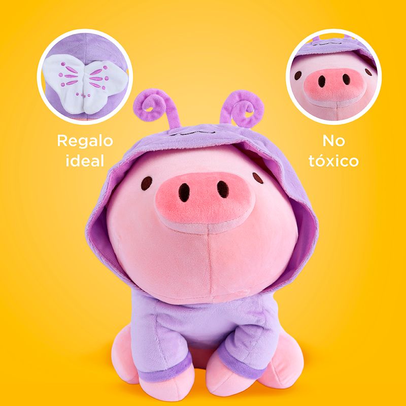 Peluche Miniso Cerdito Con Capucha Peluches Miniso