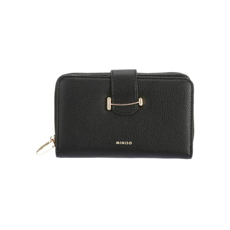 Cartera Para Mujer Grabado Tipo Piedra Carteras y Monederos Miniso