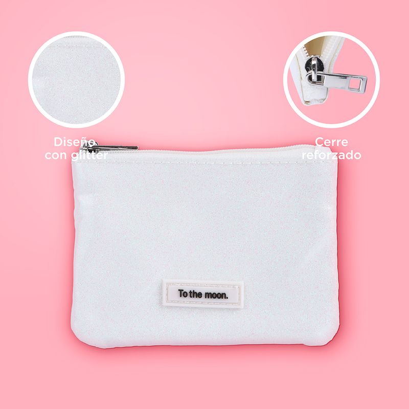Monedero blanco outlet