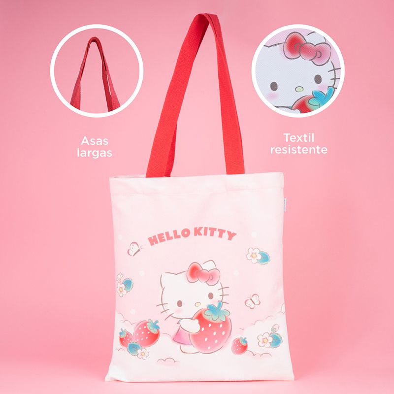 Hello Kitty Bolsa Tote Miniso Sanrio Characters Shopping Bag (My