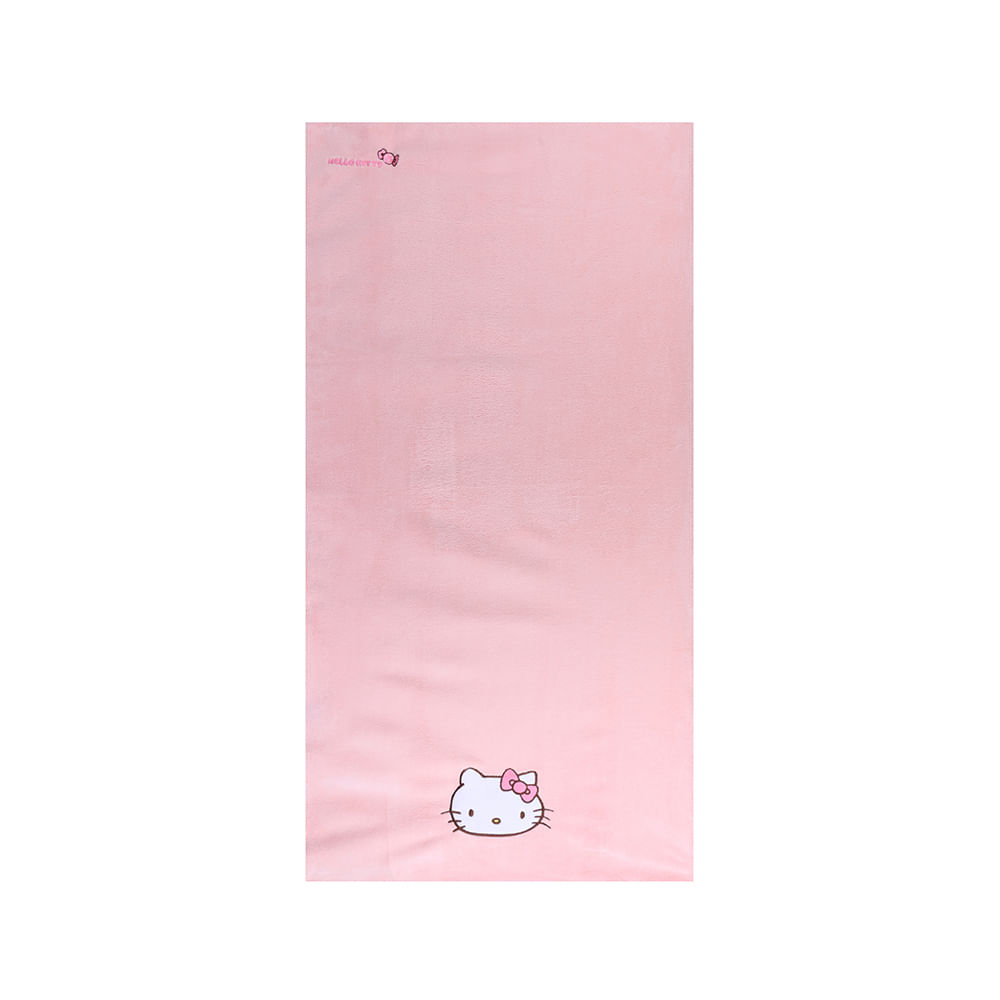 Toalla De Baño Sanrio Hello Kitty 85% Poliéster, 15% Poliamida Rosa 70x140 cm