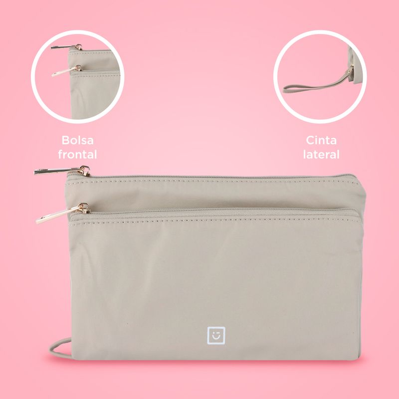 Bolso De Mano Clutch 100 Poliester 20x13x1 cm
