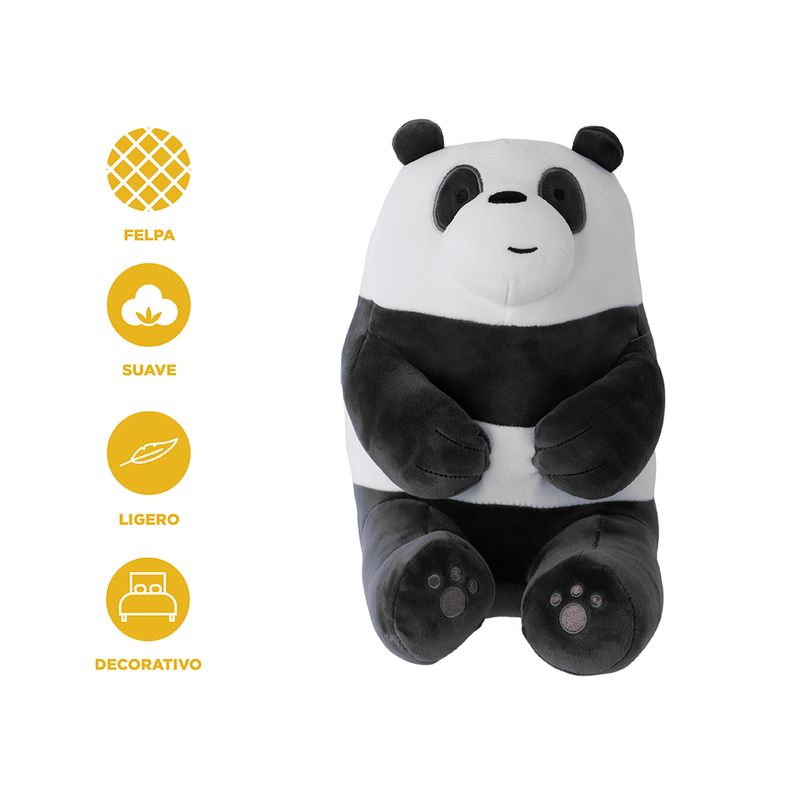 Oso Panda Miniso Peluches Osos Bare Bears Juguetes De Escandalosos