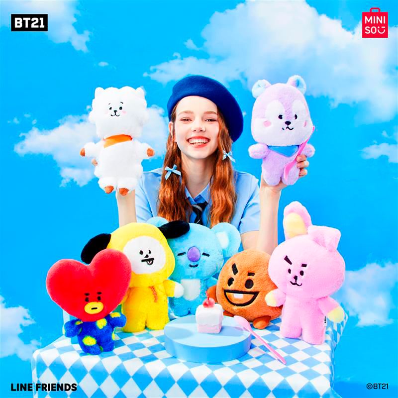 Tata Plush Doll Bts Bt21 Tata Bt21 Peluche Peluche BT21 RJ