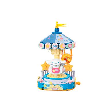 BlindLab Bloques De Construcción Sanrio Cinnamoroll Carrusel Feliz 16.6x15x25 cm 150+ Piezas