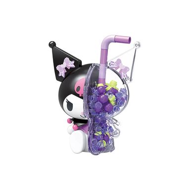 BlindLab Bloques De Construcción Sanrio Kuromi Grape Sparkling Water 11.5x6.5x8.5 cm 160+ Piezas