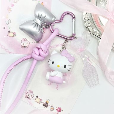 BlindLab Llavero Sanrio Hello Kitty Metálico Rosa